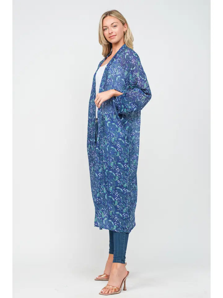 Final Sale - Serena Printed Summer Layering Kimono