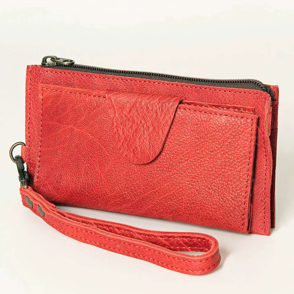 The Bella Leather Wallet Clutch