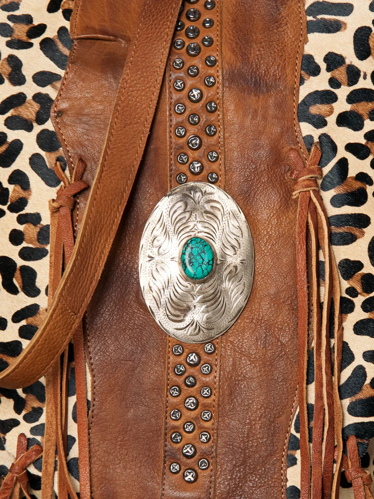 Leopard Leather Bag