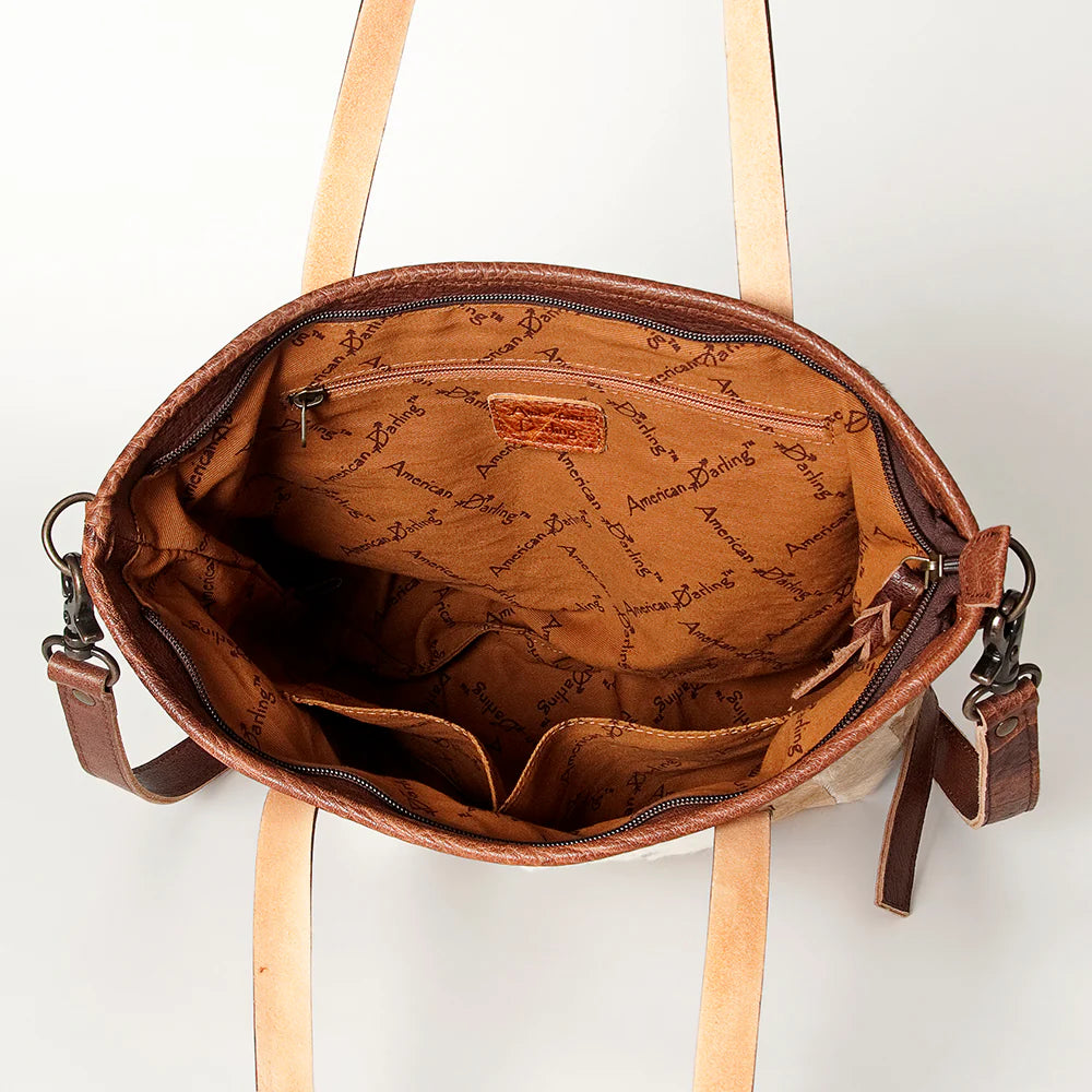 The Take Along Leather Bag in Diamond