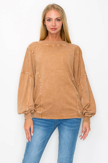 Sale The Jessica MineralWash Twisted Reversible top