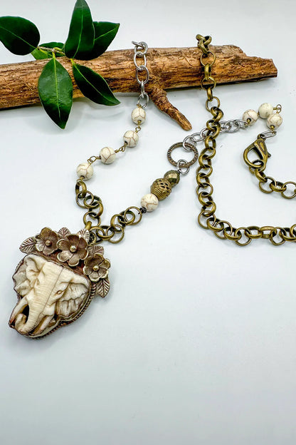 Elephant ~ Handmade Statement Necklace