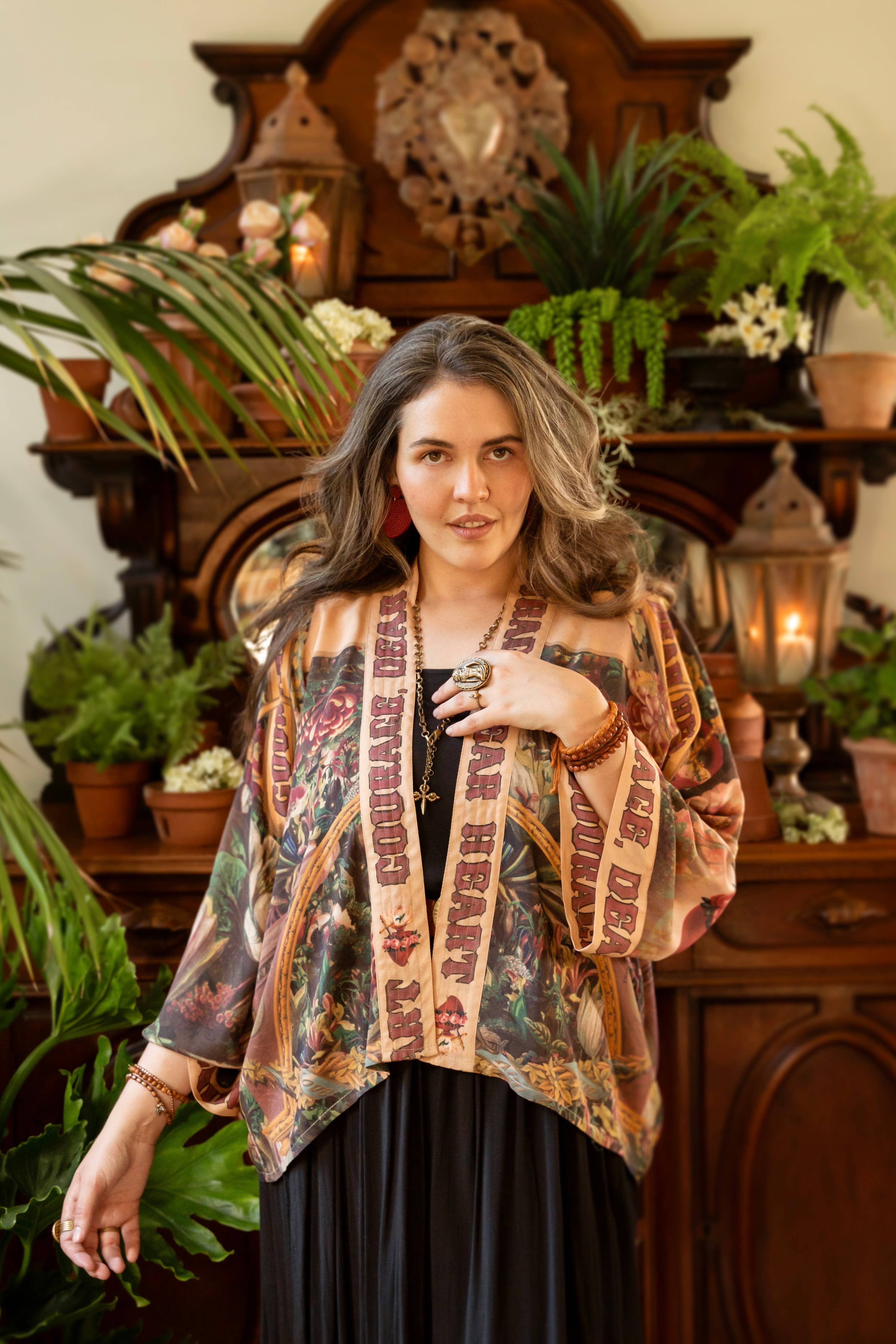 Courage Dear Heart Pixie Duster Cropped Kimono