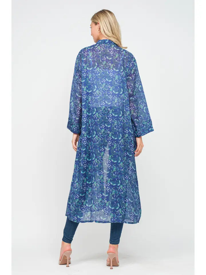 Final Sale - Serena Printed Summer Layering Kimono