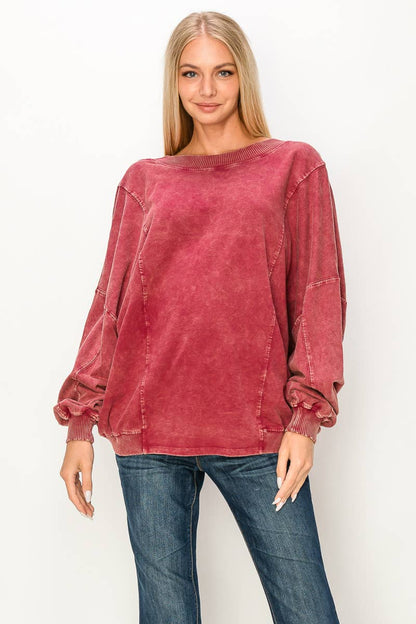 Sale The Deb MineralWash Twisted Reversible Top