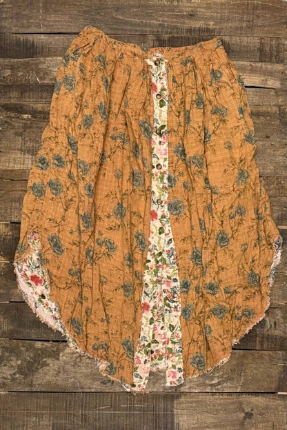 Floral Meadows Boho Gypsy Skirt