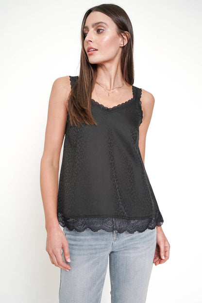 The Natalie Lace Trimmed Cami