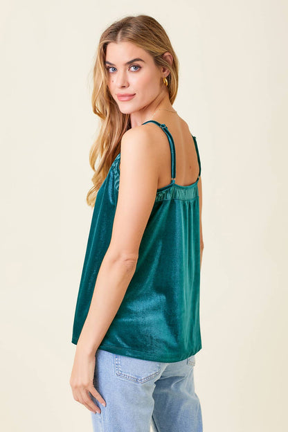 The Zenna Mixed Velvet Cami