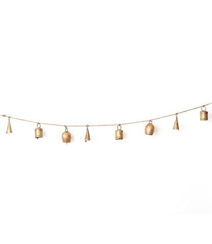 Rustic Bell Hanging Garland - Hand Tuned, Fair Trade