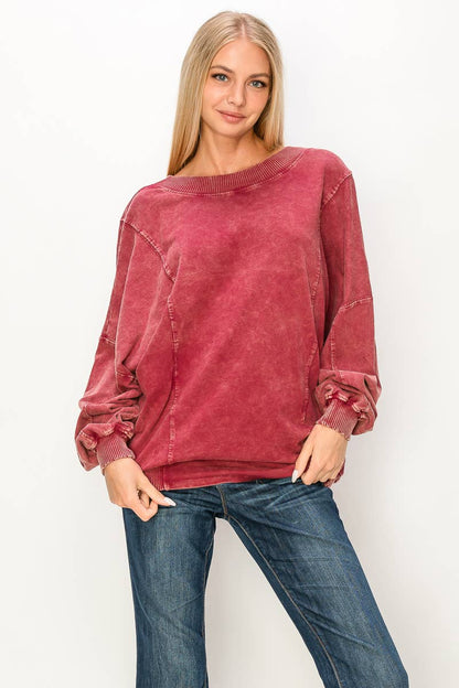 Sale The Deb MineralWash Twisted Reversible Top