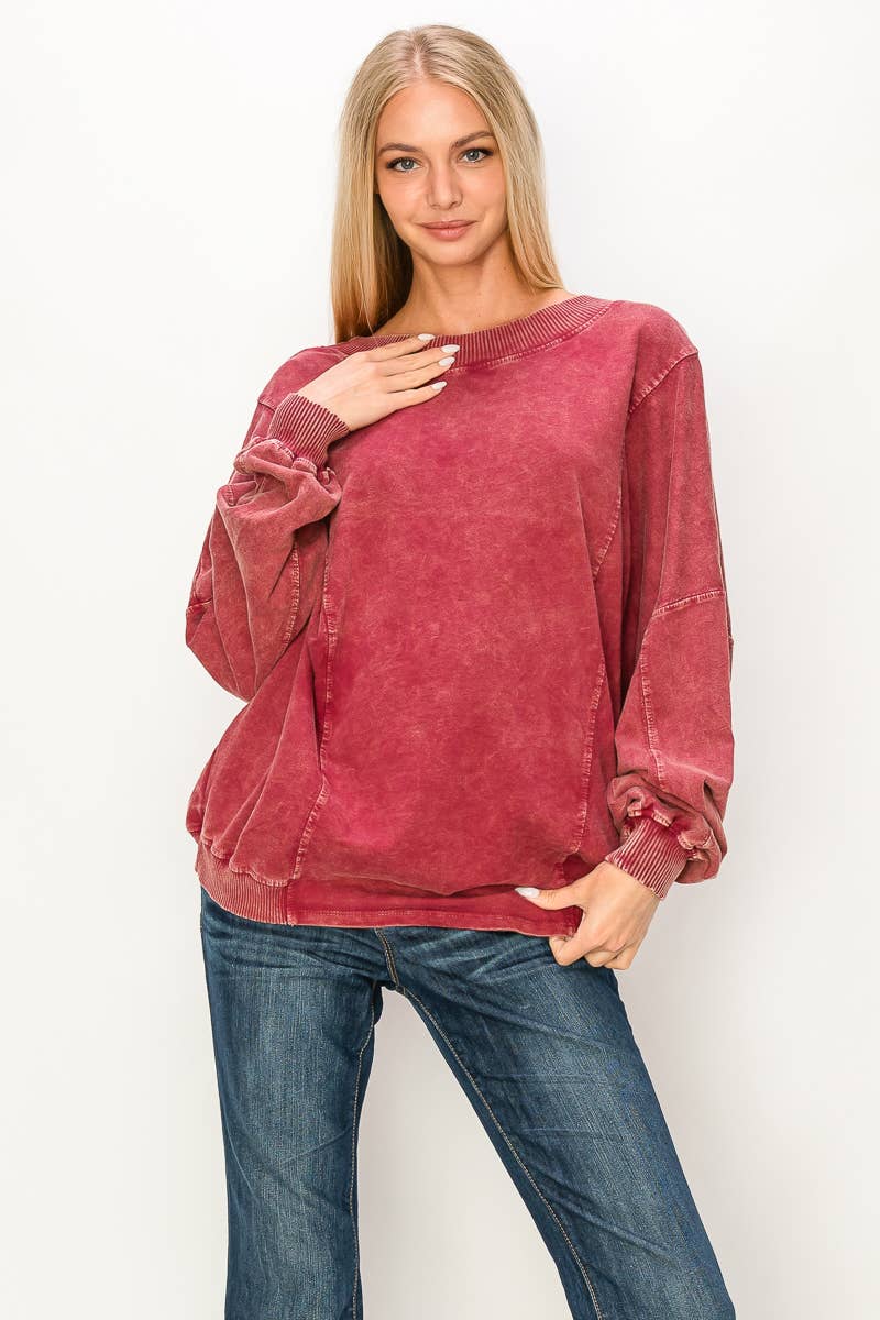 Sale The Deb MineralWash Twisted Reversible Top