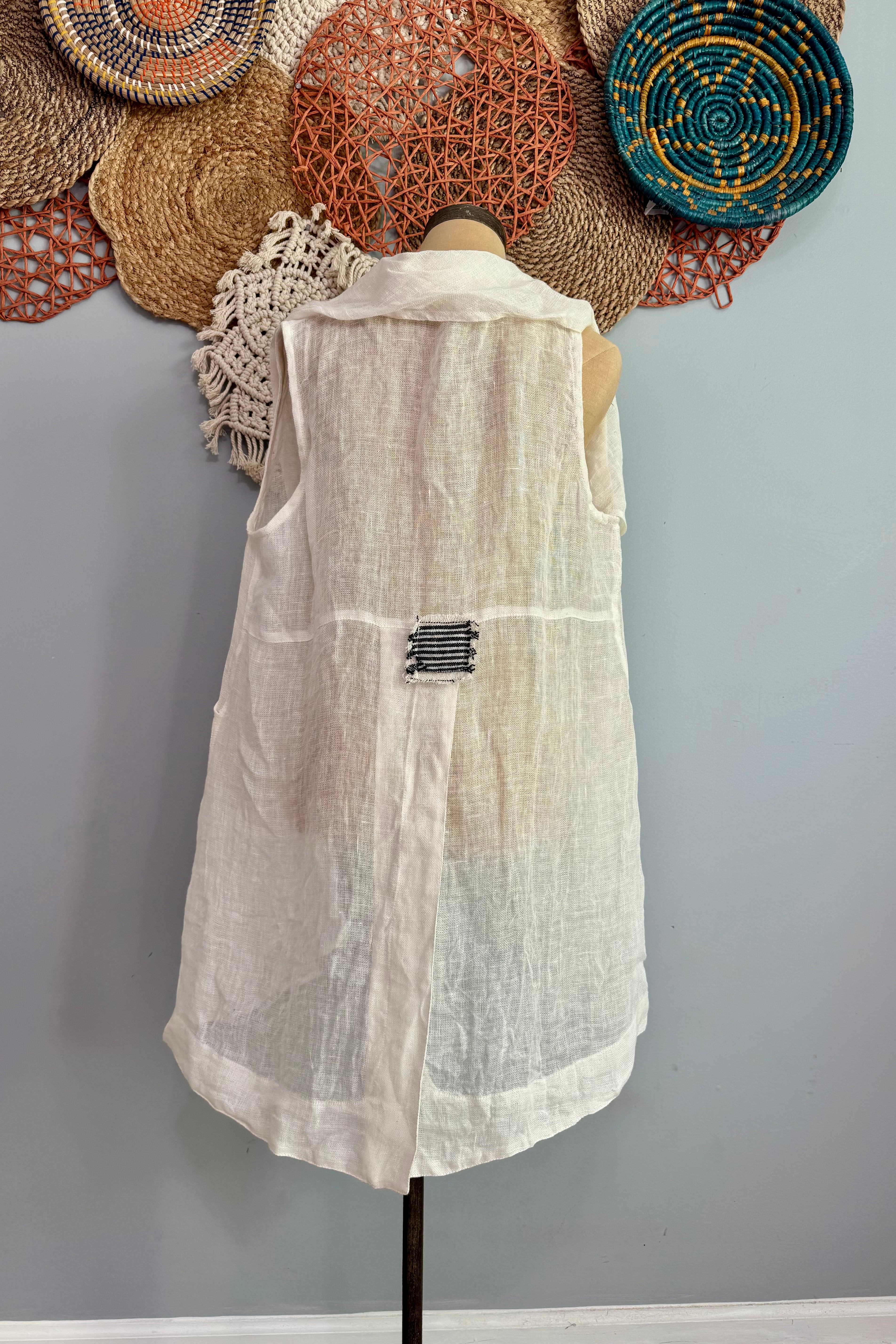 Everyday Casual Linen Vest