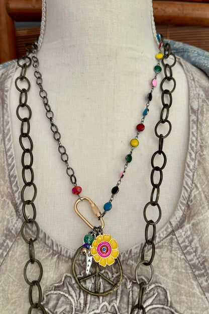 Peace & Love Necklace