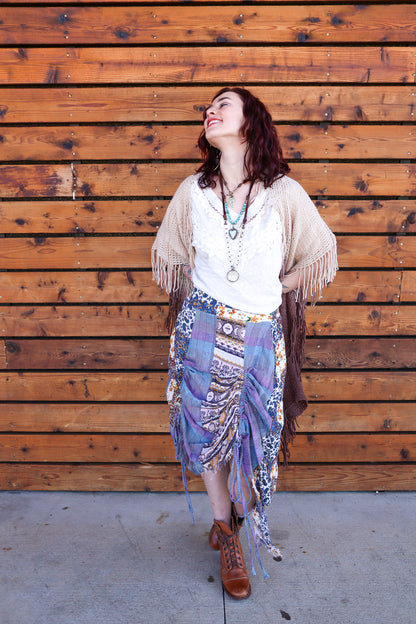 SALE Hanna Fringe Boho Fringe Ombre Vest