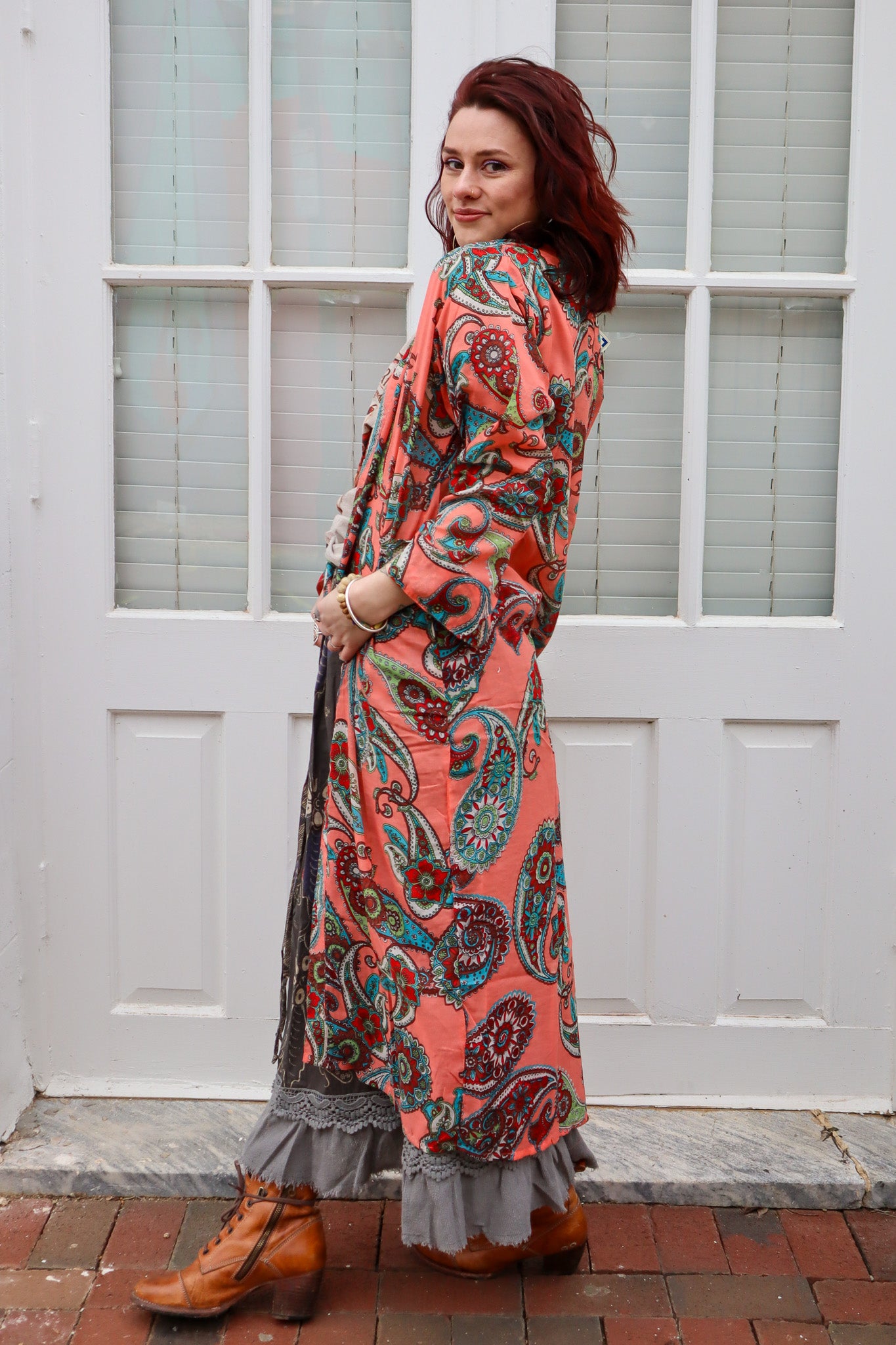 Final Sale - Serena Printed Summer Layering Kimono