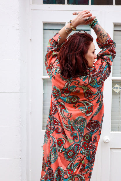 Final Sale - Serena Printed Summer Layering Kimono