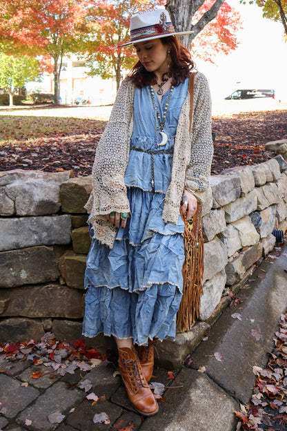 Chambray Skies Duster Jacket