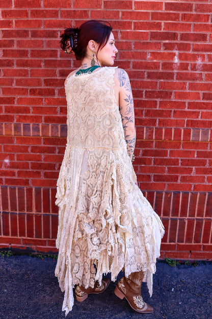 A Rare Bird Amazing Lace Layered Boheme Maxi Dress