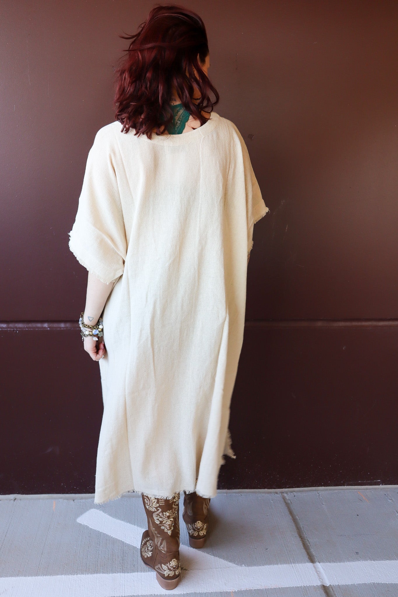 So Simple So Boho Kaftan Dress in Highlander Graphic