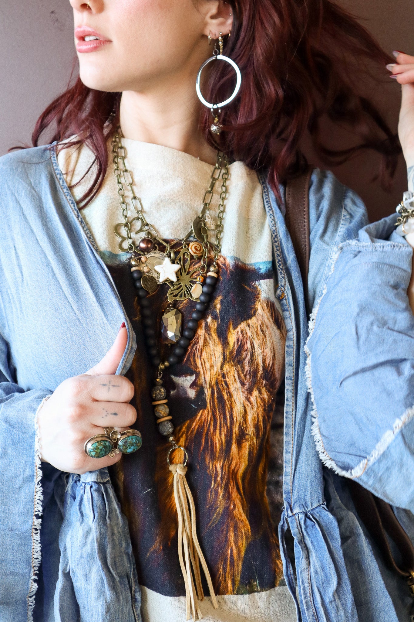 Chambray Skies Duster Jacket