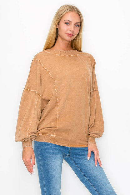 Sale The Jessica MineralWash Twisted Reversible top