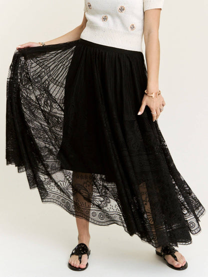 SALE The Sarah Elastic Waist Skirt