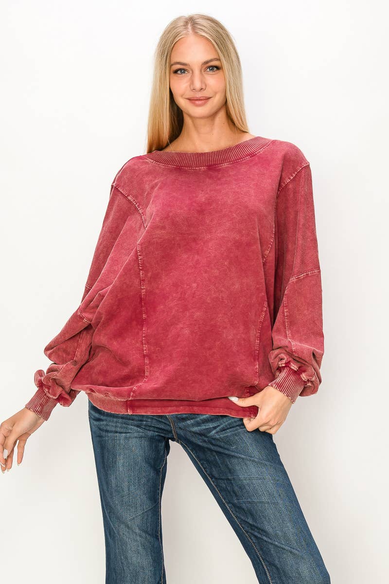 Sale The Deb MineralWash Twisted Reversible Top