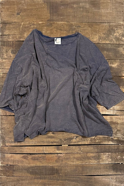 Be Free Cotton Oversized Mineral Washed Top