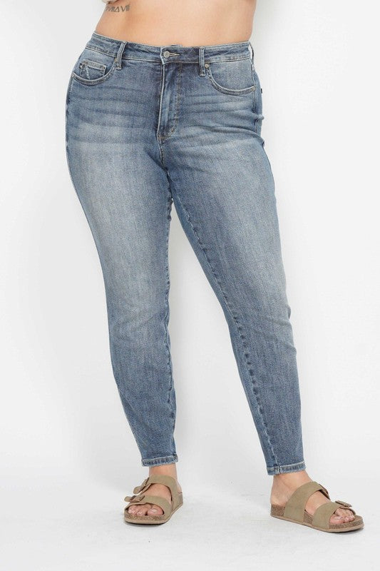 Sale - Judy Blue - The Haley Classic MW High Waist Skinny Jean w/ Tummy Control