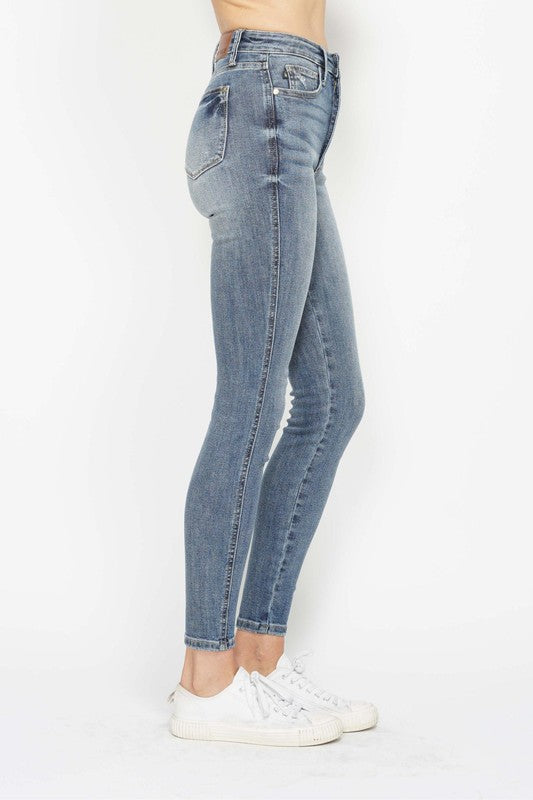 Sale - Judy Blue - The Haley Classic MW High Waist Skinny Jean w/ Tummy Control