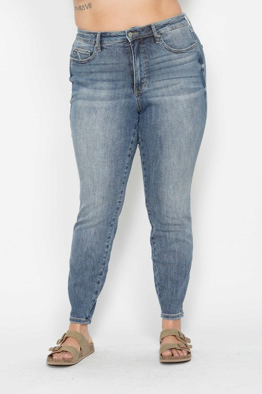 Sale - Judy Blue - The Haley Classic MW High Waist Skinny Jean w/ Tummy Control