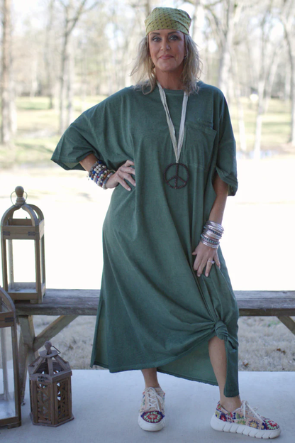 Cute Comfort T-shirt Maxi Dress