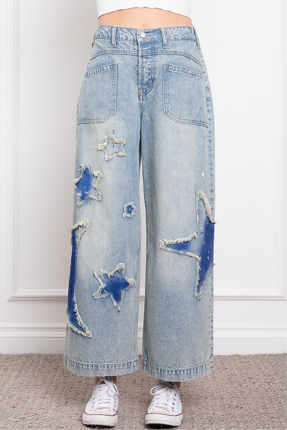 To the Stars and Back Wide leg Denim Pant