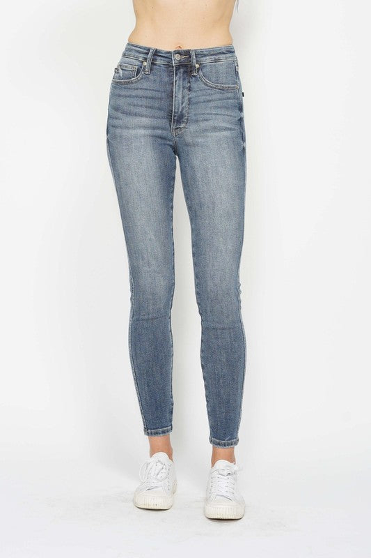 Sale - Judy Blue - The Haley Classic MW High Waist Skinny Jean w/ Tummy Control