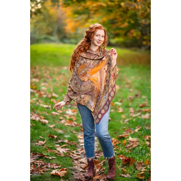 Dreamweaver Bohemian Scarf w/ Zodiac Signs