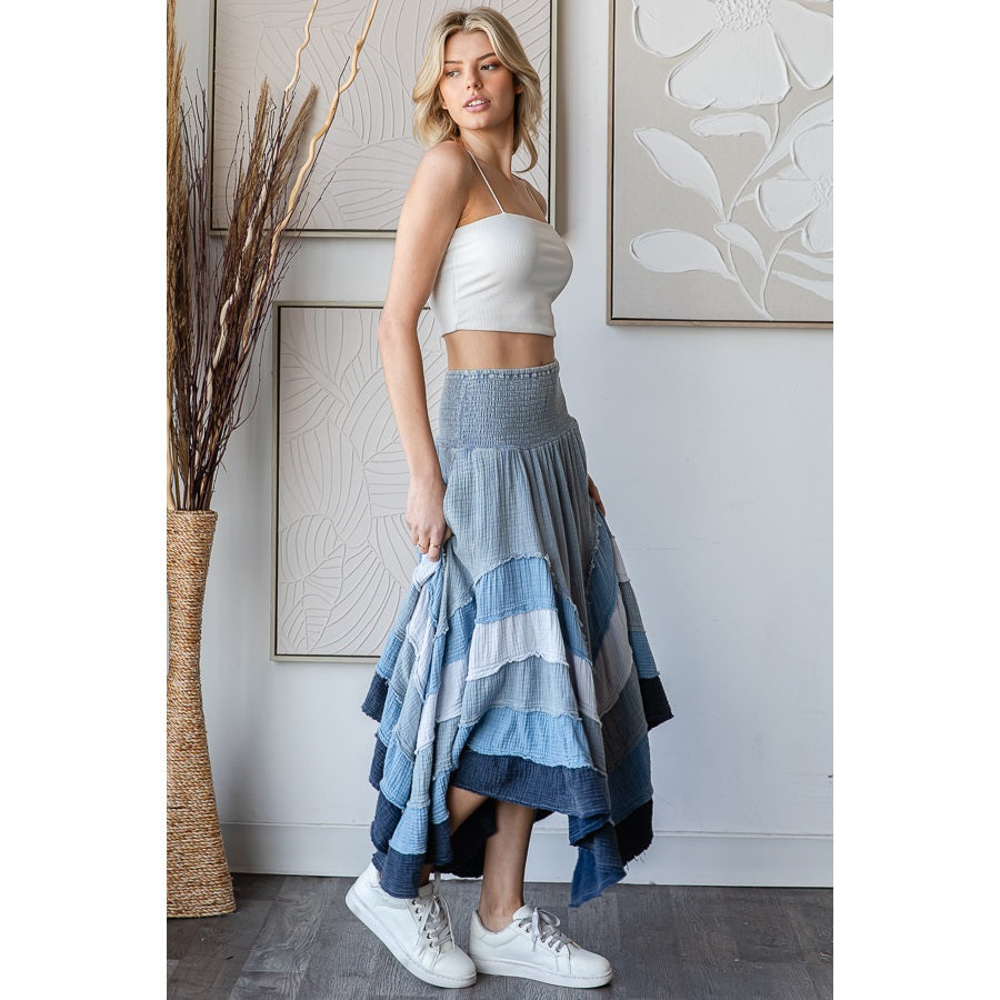 Wanderlust Boheme Layered Maxi Skirt