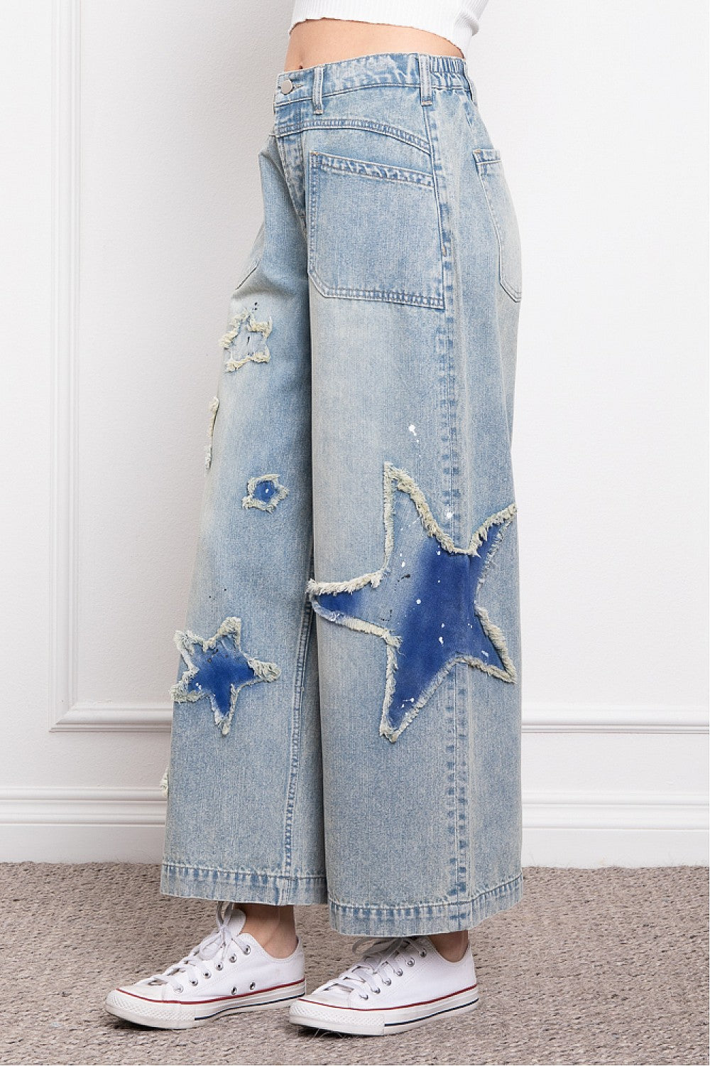 To the Stars and Back Wide leg Denim Pant