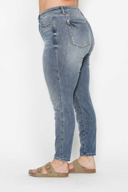 Sale - Judy Blue - The Haley Classic MW High Waist Skinny Jean w/ Tummy Control