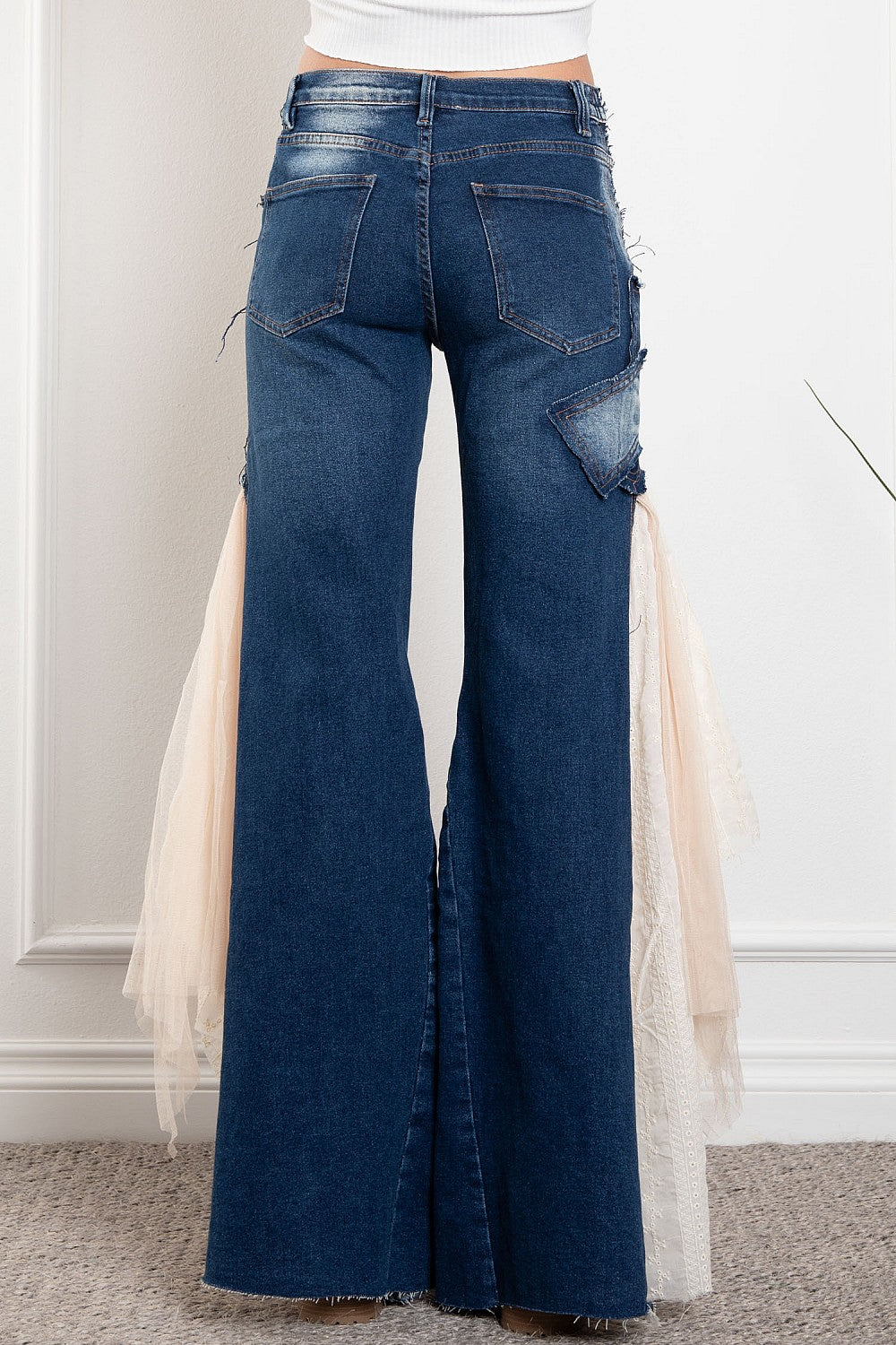 She's Got Rock & Roll Side Lace Insert Boheme Flares