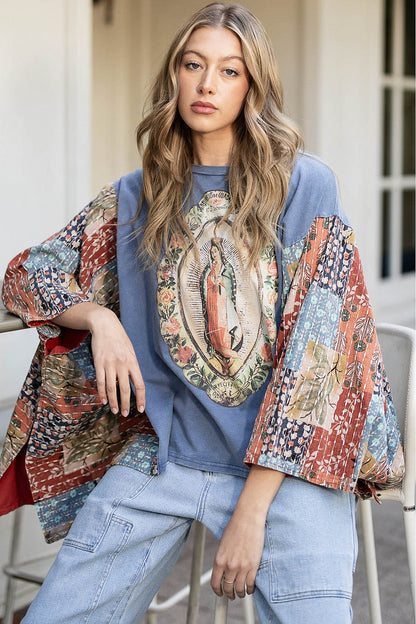 Lady Guadalupe Poncho Top