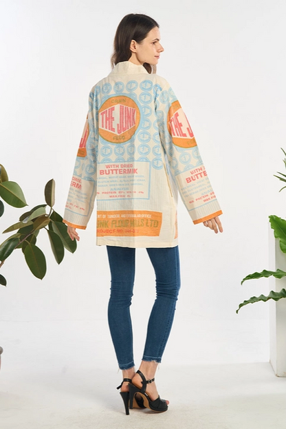 The Junk Printed Easy Breezy Cotton Cardigan